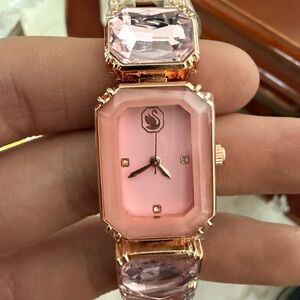 Swarovski pink watch